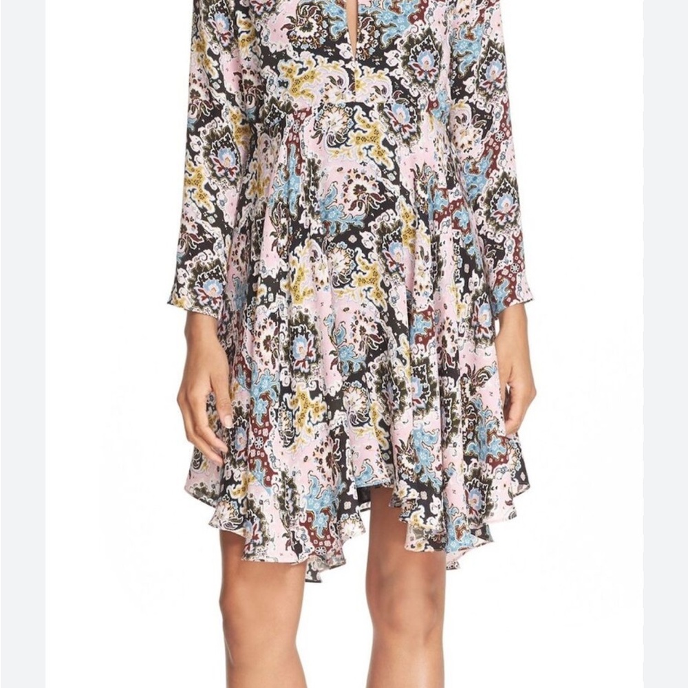 ALC Long Sleeve Silk Dress